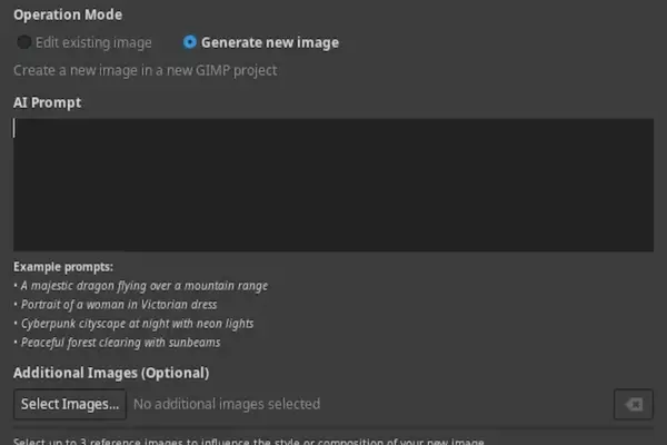 Novo plug-in do GIMP 2.10.36 integra IA Google Gemini para edição de imagens
