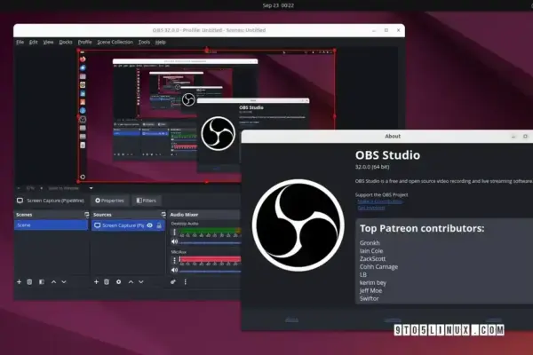 OBS Studio 32.0: Melhore suas transmissões com novidades no PipeWire