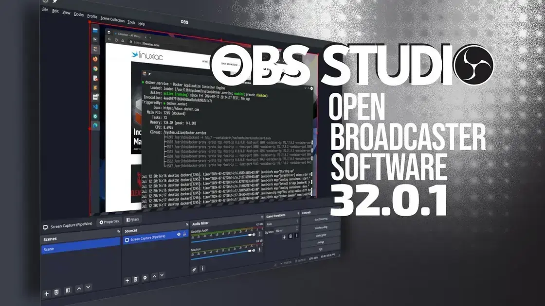 OBS Studio 32.0.1: Hotfix Resolve Problemas Críticos para Streamers 1 OBS Studio 32.0.1: Hotfix Resolve Problemas Críticos para Streamers