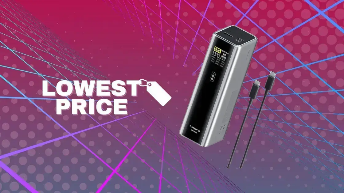 Oferta imperdível: CUKTECH 15 Ultra Power Bank em promoção por apenas $72 1 Oferta imperdível: CUKTECH 15 Ultra Power Bank em promoção por apenas $72