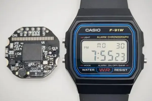 Ollee Watch revitaliza o clássico Casio F-91W com recursos modernos