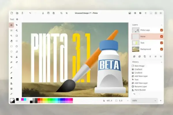 Pinta 3.1 Beta: Novidades e Recursos para Edição de Imagens