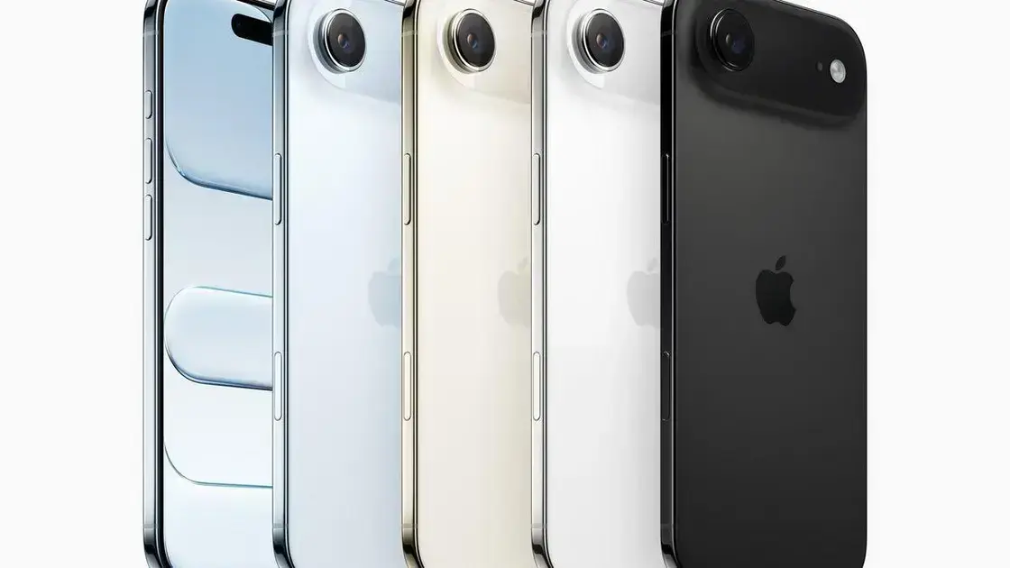 Por que o iPhone Air e o iPhone 17 Pro são tão caros?