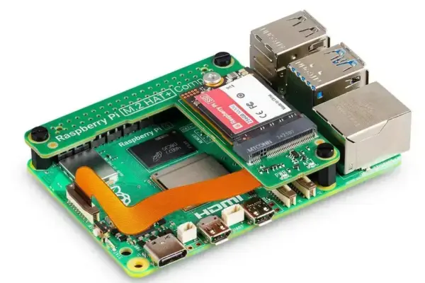 Raspberry Pi 5 traz novo M.2 HAT+ que se encaixa no case oficial