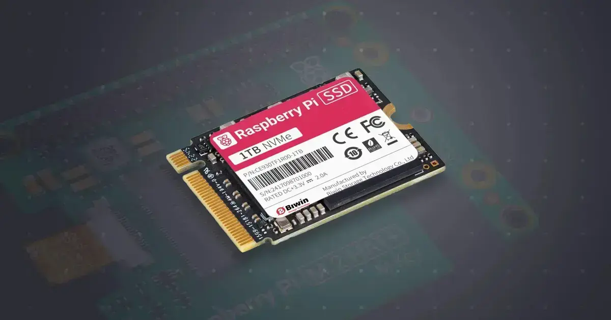 Raspberry Pi Lança SSD de 1TB a Preço Acessível para Entusiastas 1 Raspberry Pi Lança SSD de 1TB a Preço Acessível para Entusiastas