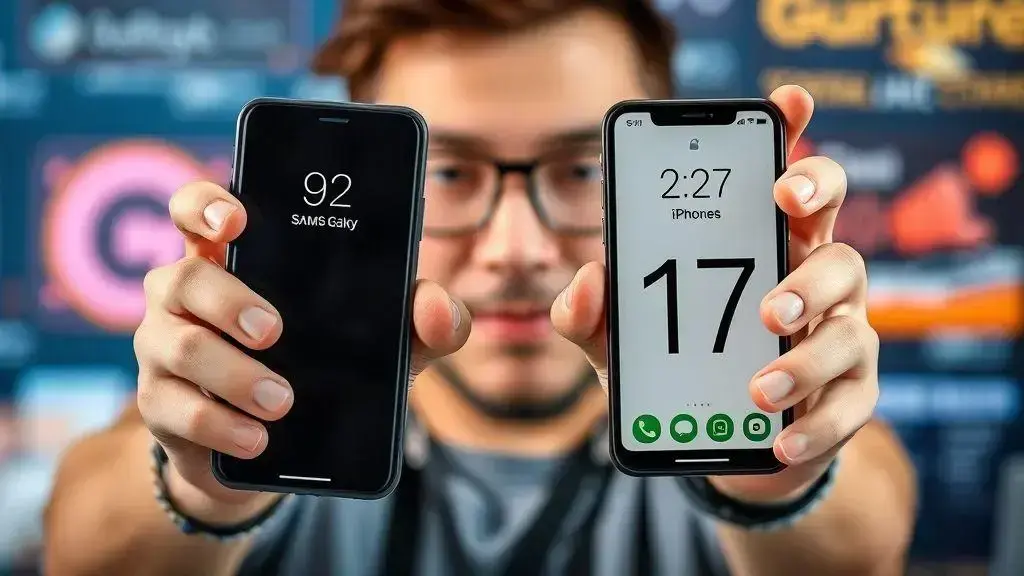 Samsung vs Apple: A Competição Aumenta com o Lançamento do iPhone 17