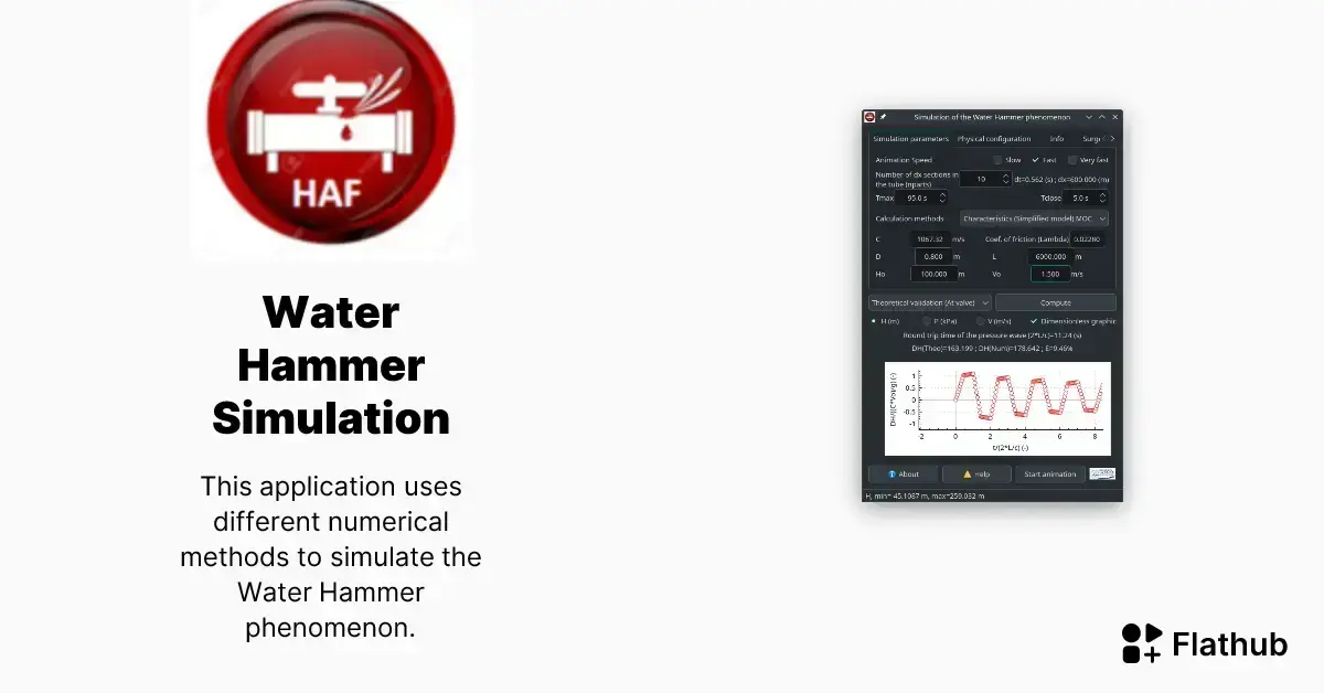 Water Hammer Simulation no Linux: Ferramenta Prática para Linux 1 Simulação de Golpe de Água: Ferramenta Prática para Linux
