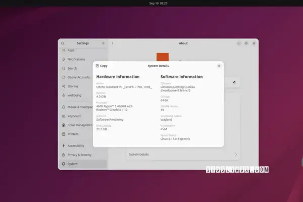 Ubuntu 25.10 é lançado com o Linux Kernel 6.17; confira as novidades