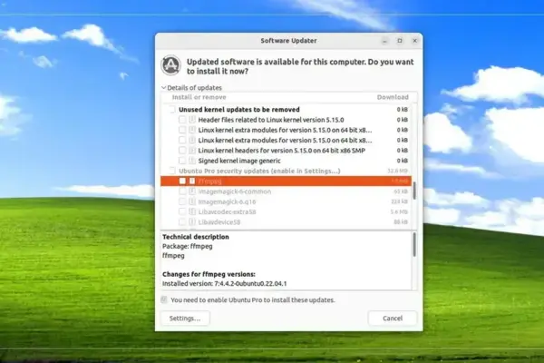 Ubuntu 25.10 promete resolver problema de foco do gerenciador de atualizações