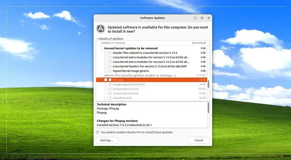 Ubuntu 25.10 promete resolver problema de foco do gerenciador de atualizações 1 Ubuntu 25.10 promete resolver problema de foco do gerenciador de atualizações
