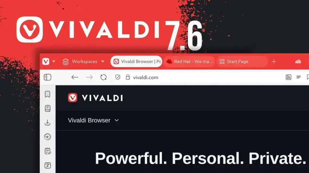 Vivaldi 7.6 traz barra de abas totalmente personalizável