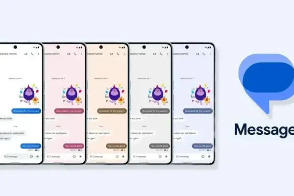 Atualização do menu de contas do Google Messages com Material 3 Expressive