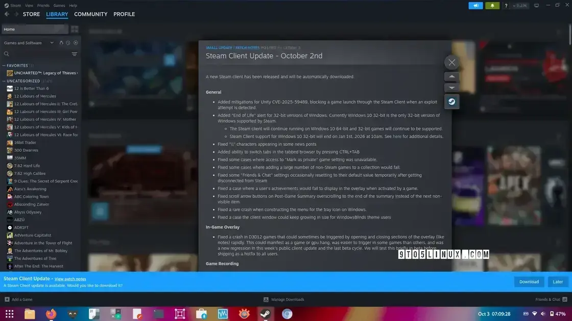 Atualização do Steam Client traz melhorias para controladores DualSense no Linux
