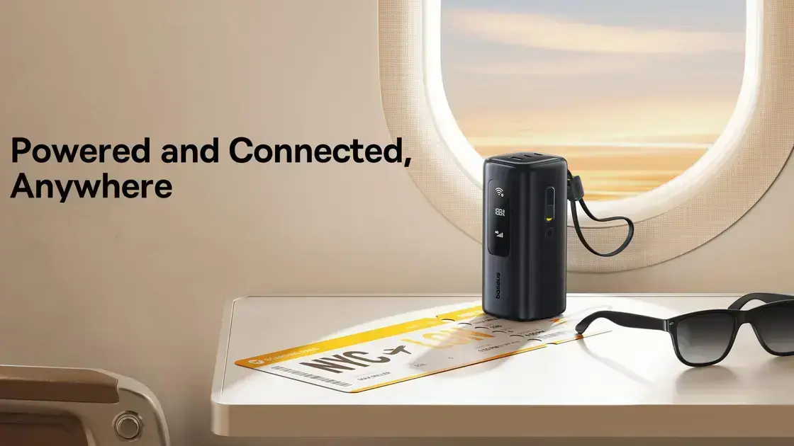 Baseus EnerGeek GX11: O Melhor Power Bank e Hotspot para Viajantes