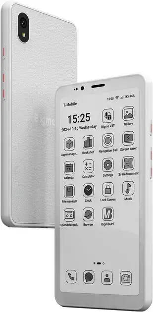 BigMe HiBreak S: Smartphone Android 14 Com Display E Ink A Por R$299