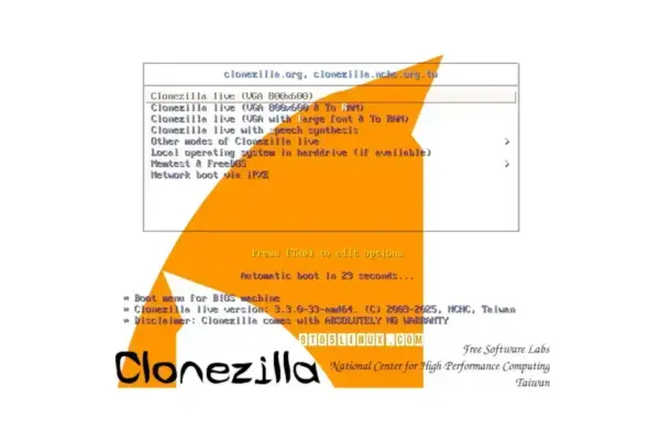 Clonezilla Live 3.3.0-33: Novidades na clonagem de MTD e eMMC