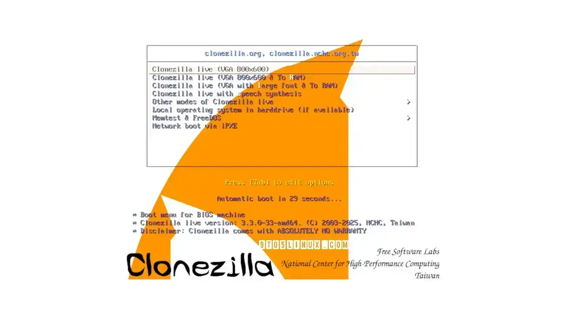 Clonezilla Live 3.3.0-33: Novidades na clonagem de MTD e eMMC 1 Clonezilla Live 3.3.0-33: Novidades na clonagem de MTD e eMMC
