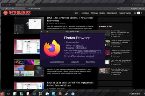 Firefox 144: Novidades e Melhorias na Atualização do Navegador