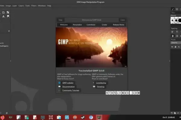 GIMP 3.0.6 é lançado com suporte aprimorado para pincéis do Photoshop