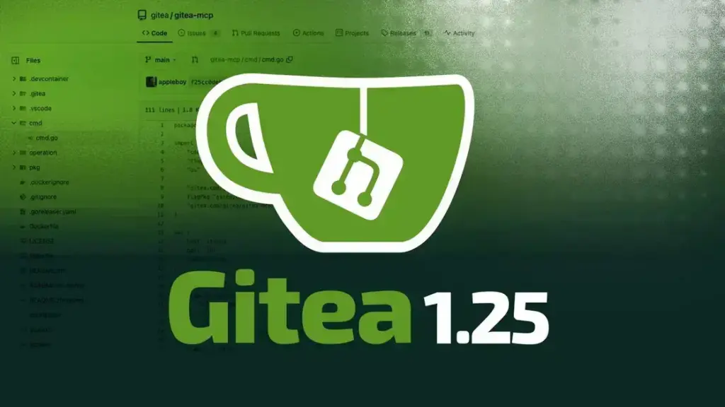 Gitea 1.25 traz pré-visualizações 3D e melhorias significativas de desempenho