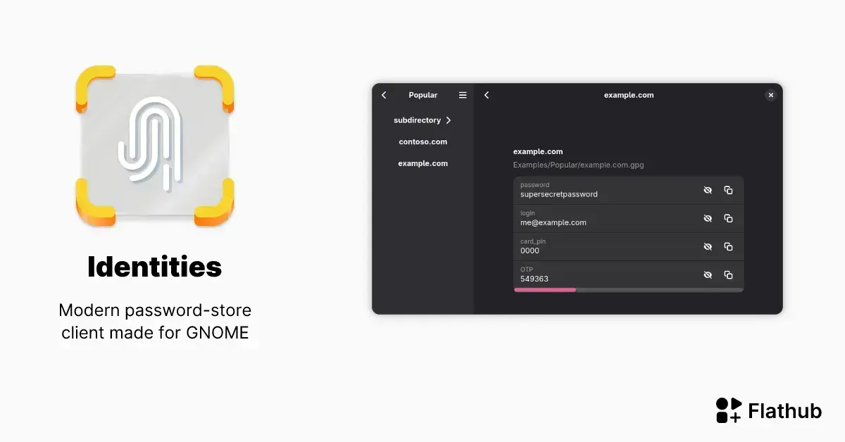 Identities: Um Gerenciador de Senhas Moderno para Linux 1 Identidades: Um Gerenciador de Senhas Moderno para Linux