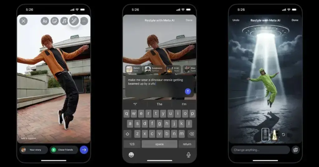 Instagram lança novas ferramentas de edição com inteligência artificial