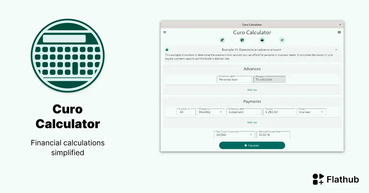 Instale Curo Calculator no Linux: A ferramenta financeira ideal