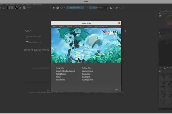 Krita agora com suporte básico a HDR no Wayland