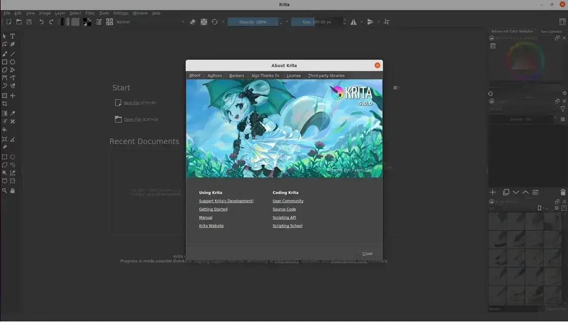 Krita agora com suporte básico a HDR no Wayland