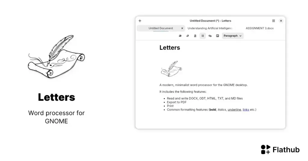 Letters: O Processador de Texto Minimalista Para Linux