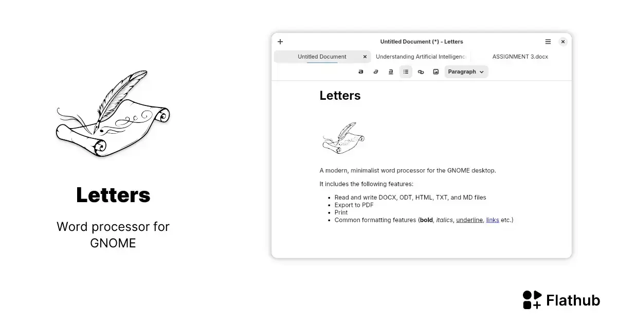 Letters: O Processador de Texto Minimalista Para Linux