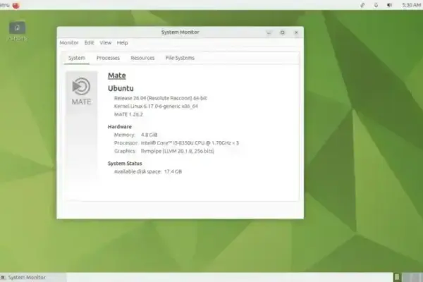 MATE 1.28 chega ao Ubuntu 26.04 e Debian Forky com novidades