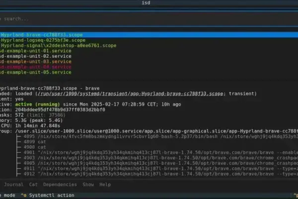 Nova versão do ISD 0.6 melhora gerenciamento interativo do systemd