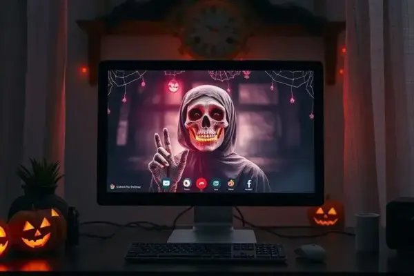 Novas Efeitos de Halloween para Videochamadas no Google Meet