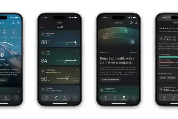 Oura: Aplicativo ganha redesign e novas funcionalidades após lançamento