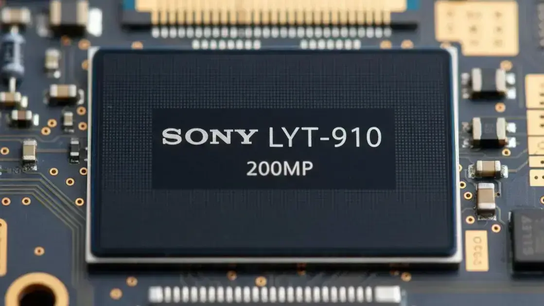 Sony LYT-910: A Nova Sensação em Câmeras Móveis de 200MP 1 Sony LYT-910: A Nova Sensação em Câmeras Móveis de 200MP