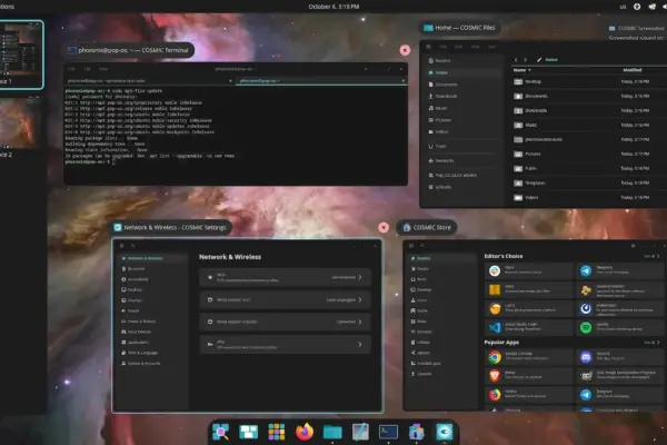 System76 ajusta lançamento do Pop!_OS 24.04 LTS e COSMIC Desktop para dezembro