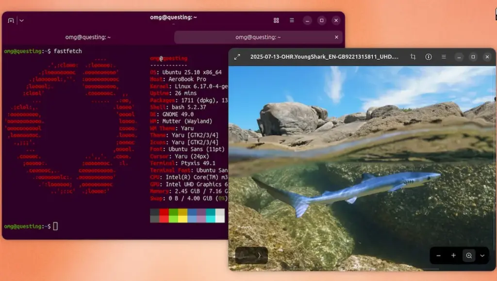 Ubuntu 25.10 lançado com novas funcionalidades e melhorias significativas