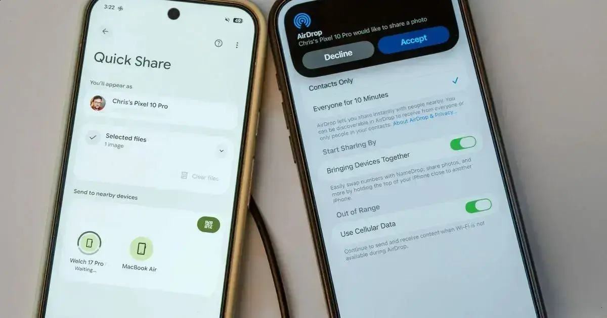 Atualização do Quick Share causa problemas de Wi-Fi no Pixel 10