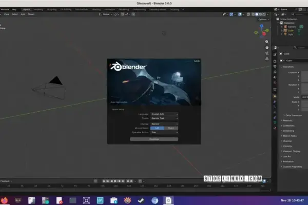 Blender 5.0 chega com suporte HDR e melhorias incríveis para gráficos 3D