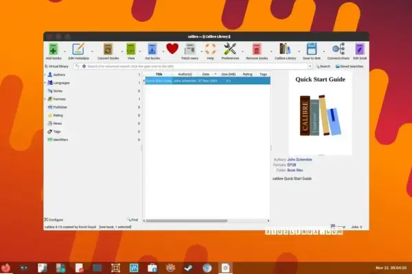 Calibre 8.15 traz novas funções para o gerenciamento de ebooks