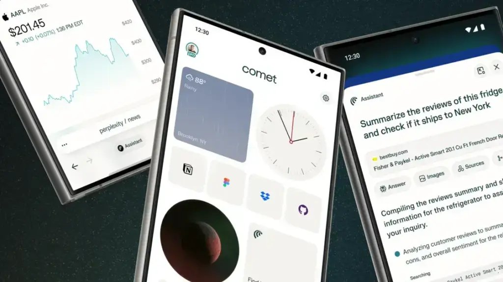Comet: O novo navegador AI que chega ao Android antes do Atlas