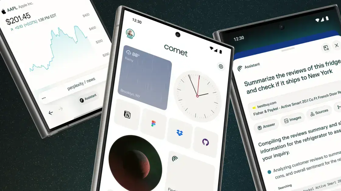 Comet: O novo navegador AI que chega ao Android antes do Atlas