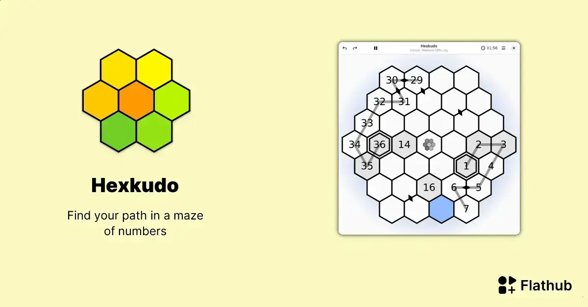 Conheça Hexkudo: jogo de lógica com números em tabuleiro hexagonal no Linux 1 Conheça Hexkudo: jogo de lógica com números em tabuleiro hexagonal no Linux