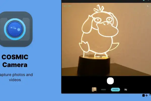 COSMIC Camera: app moderno e simples para fotos e vídeos no Linux