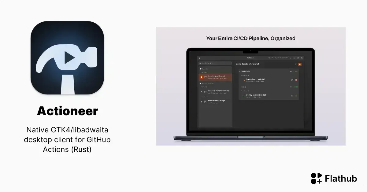 Descubra o Actioneer: A ferramenta GTK para gestão de ações no GitHub 1 Descubra o Actioneer: A ferramenta GTK para gestão de ações no GitHub