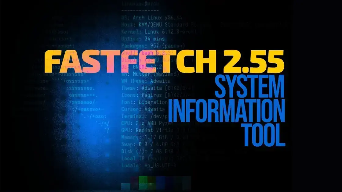 Fastfetch 2.55 traz atualizações dinâmicas e novas funcionalidades para Linux