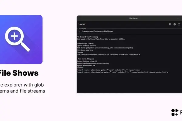 Fileshows: Explorador de arquivos para Linux com busca avançada e segurança