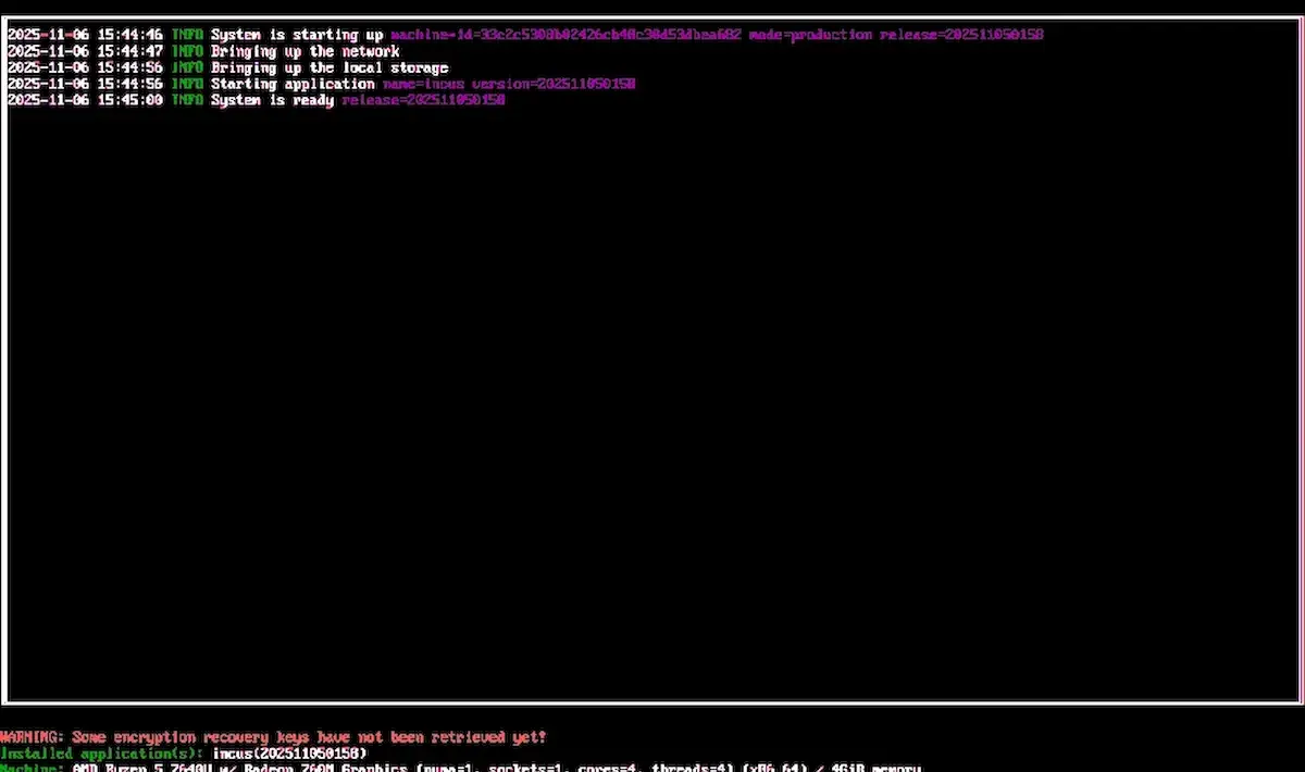 IncusOS: O novo sistema Linux imutável otimizado para containers