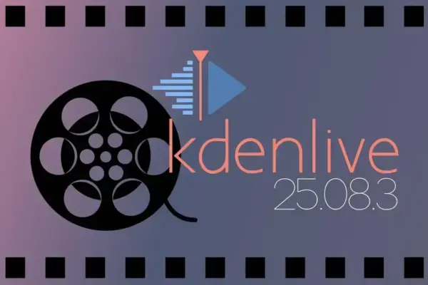 Kdenlive 25.08.3 traz melhorias e suporte a arquivos SVG